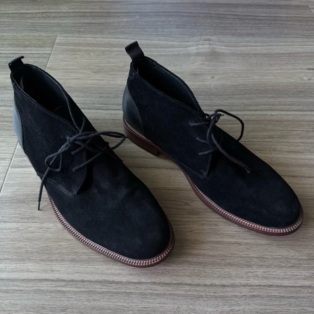Blondo Keith Chukka Waterproof Suede Ankle Men's Black Boots Size 12M